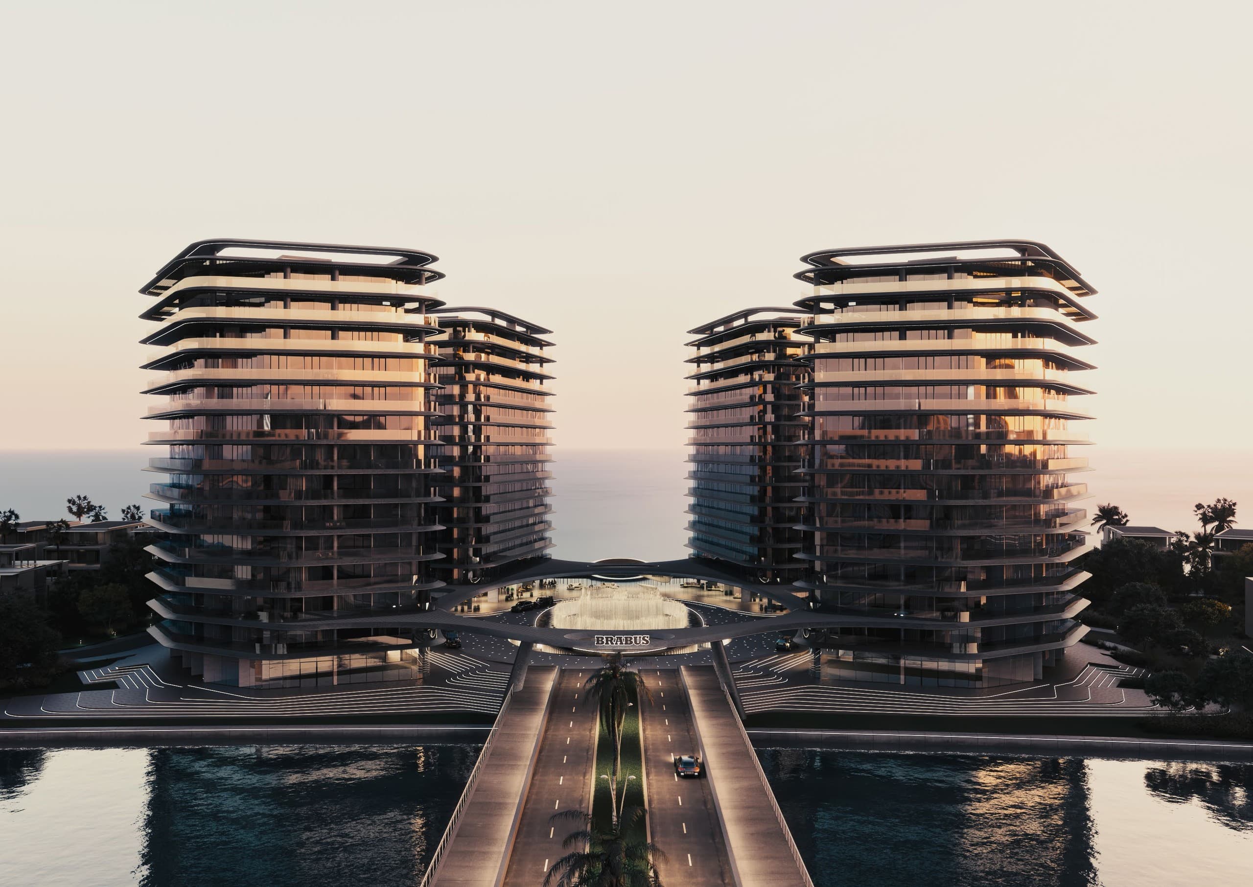 BRABUS ISLAND Abu Dhabi Master Architectural Render