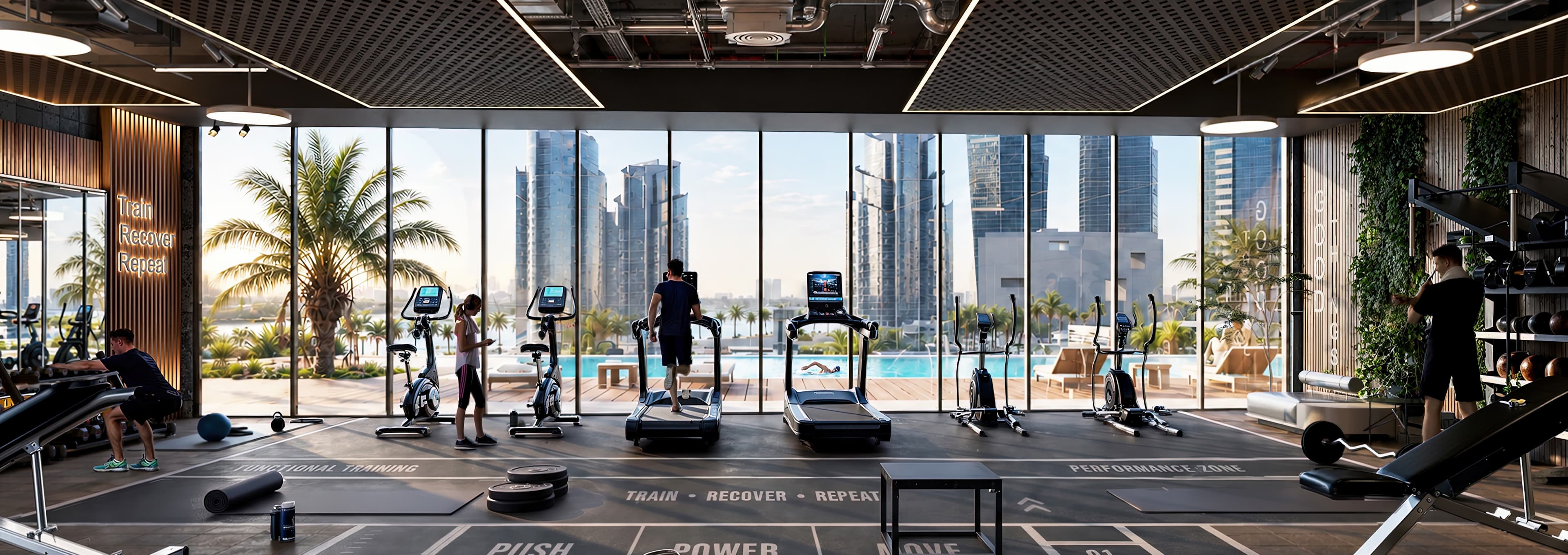 Podium Infinity Pool Deck & Canal Vistas