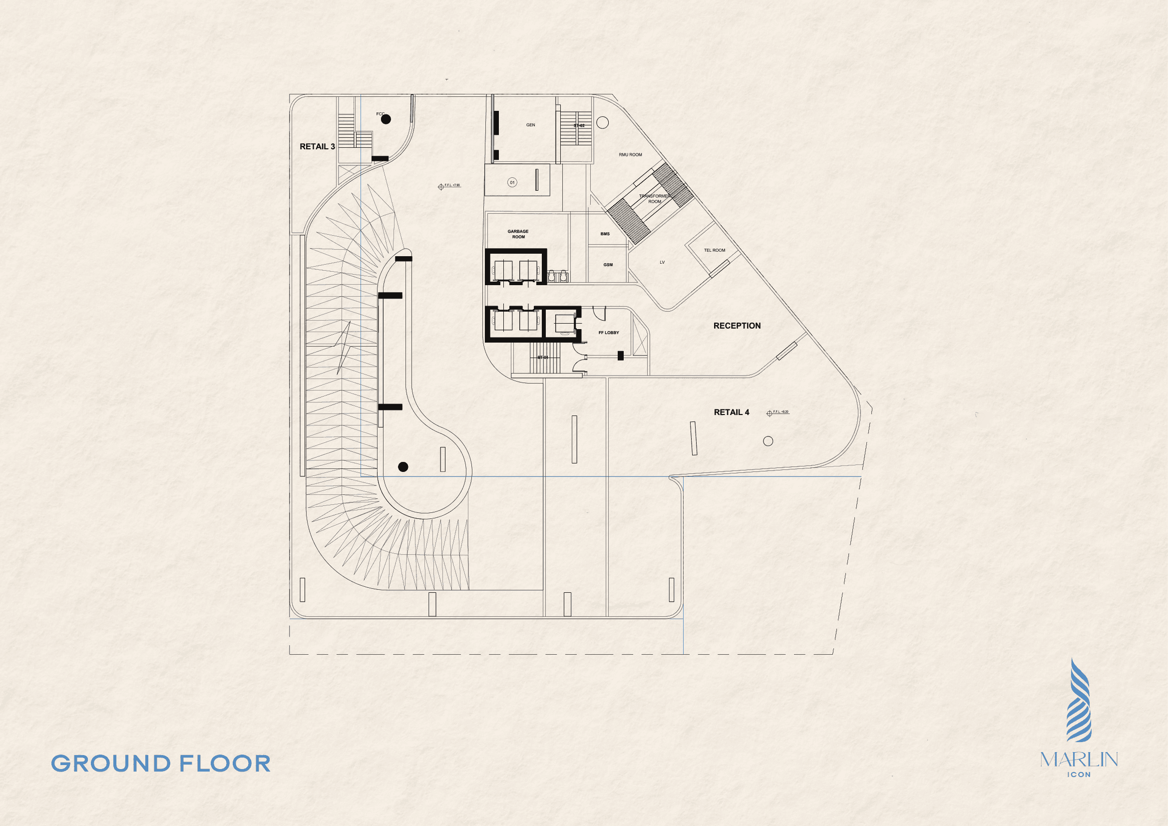 Ground Floor & Canal Promenade Sheet