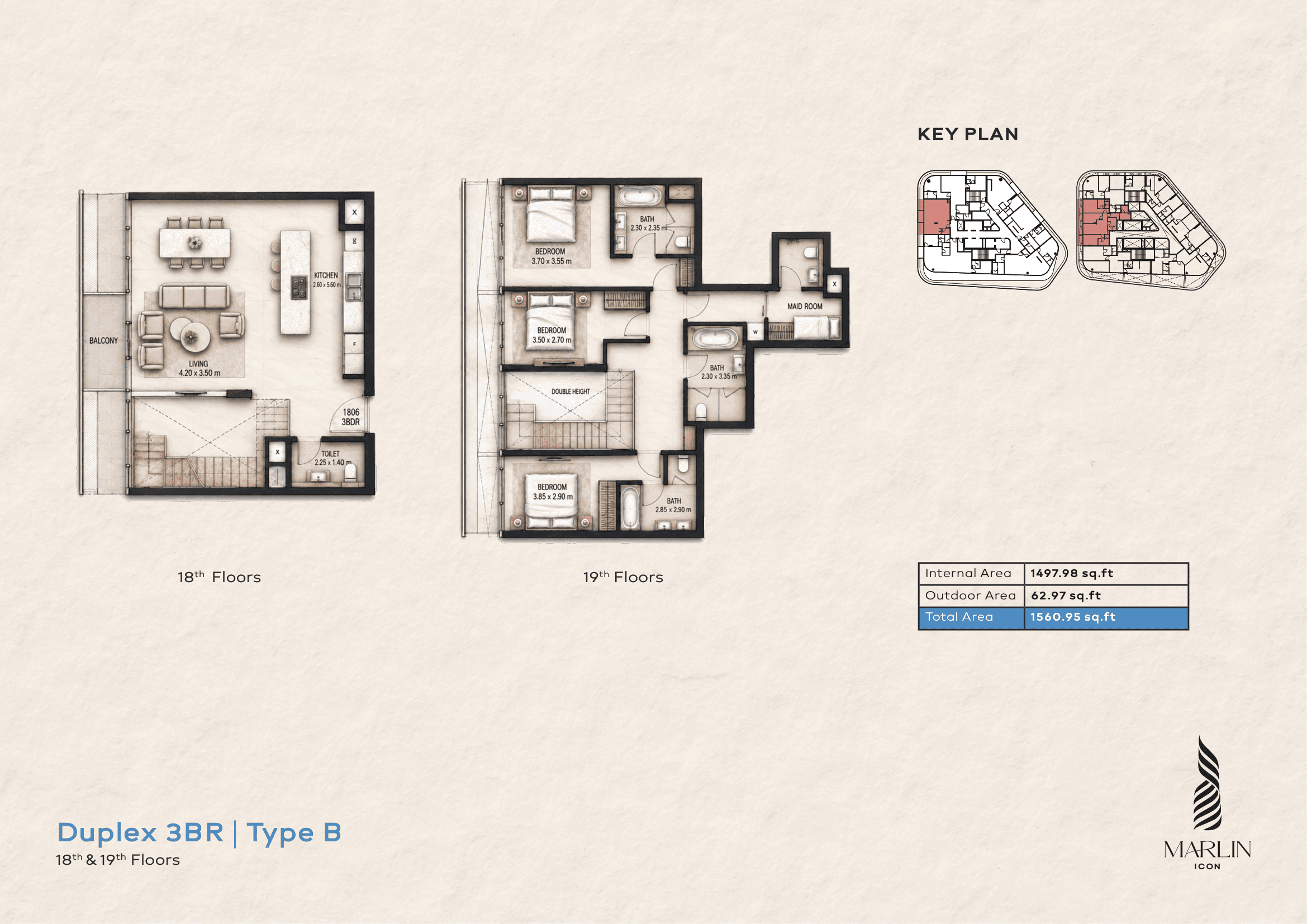 3-Bedroom Duplex